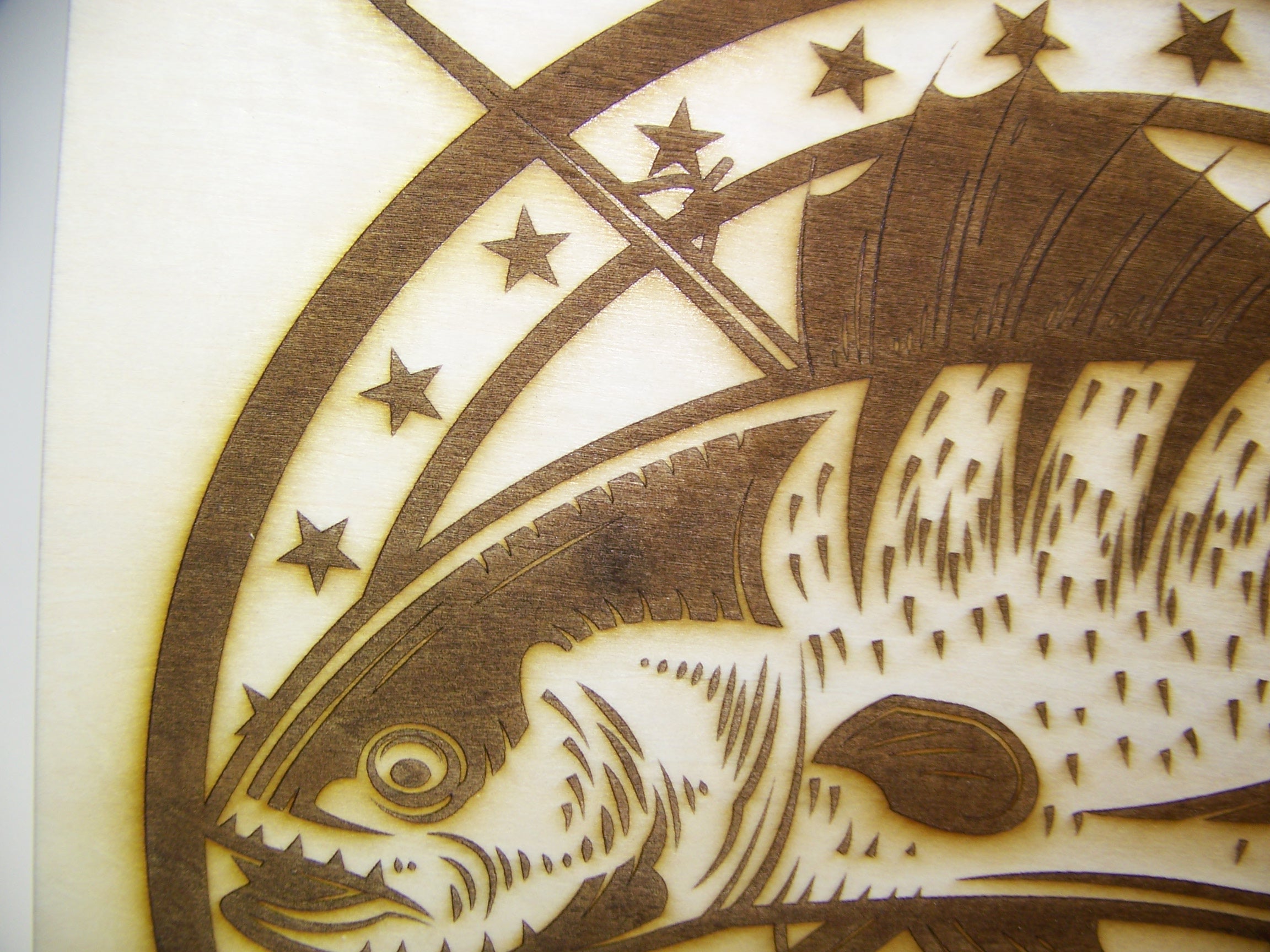 Fishin' Club Laser Engraved Sign