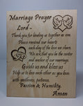 Marriage Prayer Decorative Plaque