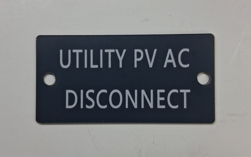 Placards and Nameplates Laser Engraved Stocked