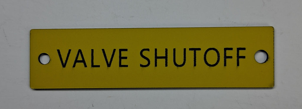 Placards and Nameplates Laser Engraved Stocked