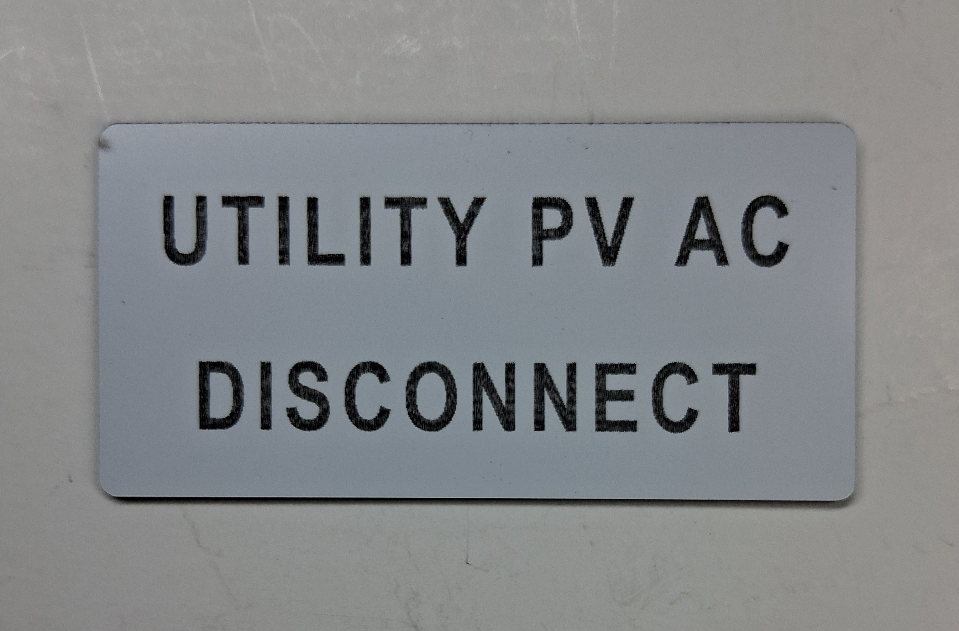 Placards and Nameplates Laser Engraved Stocked