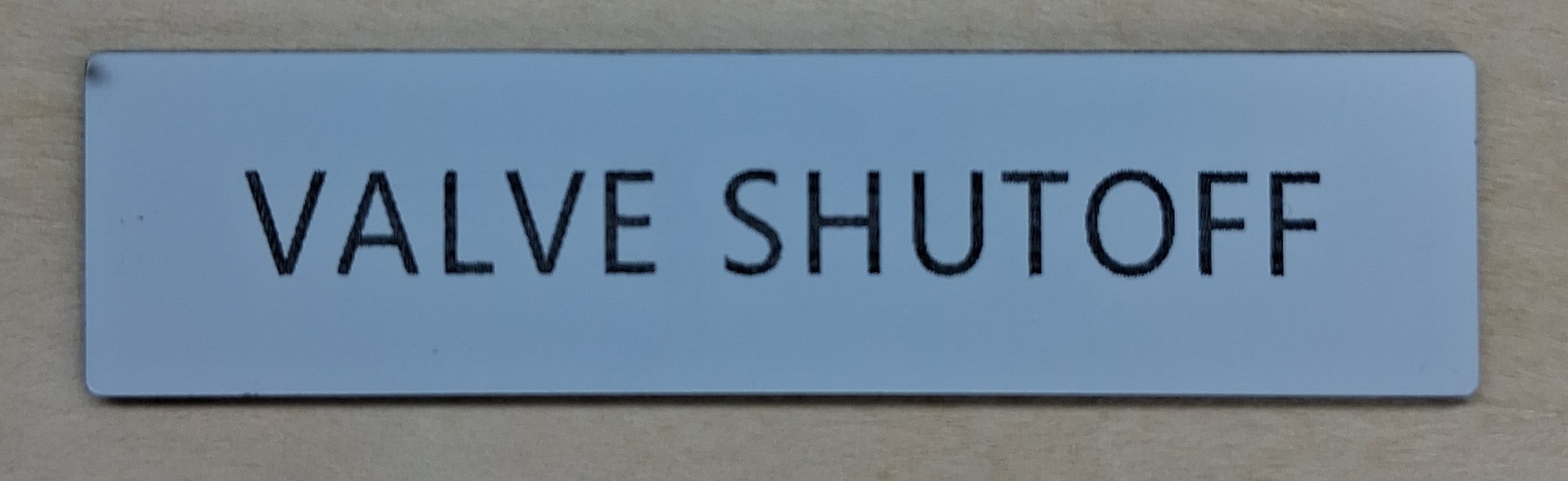 Placards and Nameplates Laser Engraved Stocked