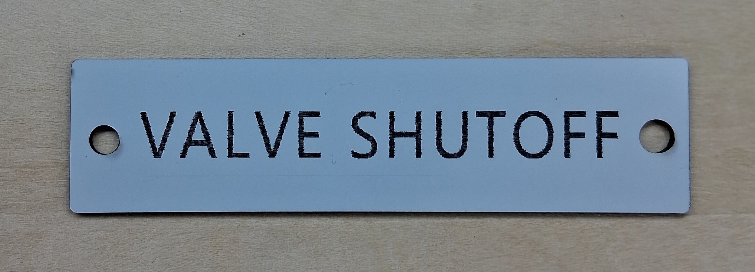 Placards and Nameplates Laser Engraved Stocked