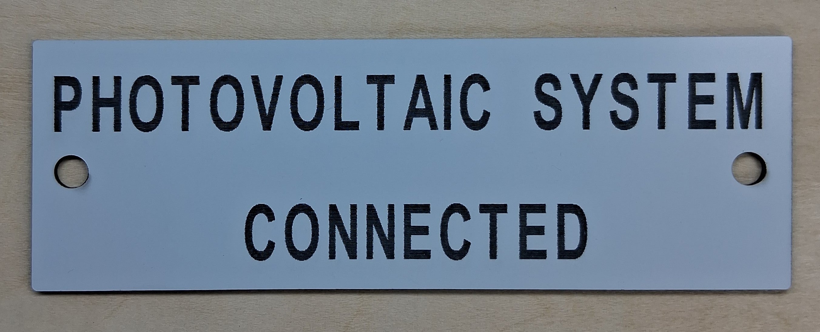 Placards and Nameplates Laser Engraved Stocked
