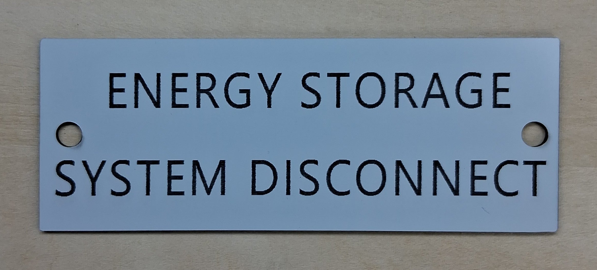 Placards and Nameplates Laser Engraved Stocked