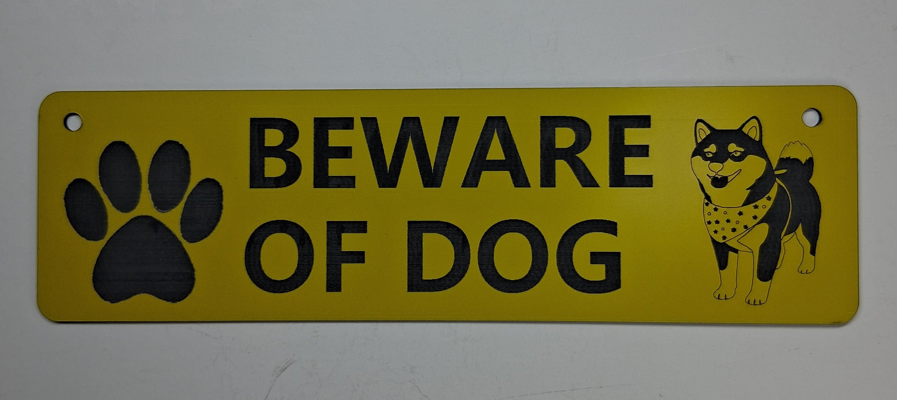 Beware of Dog Sign