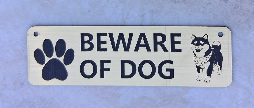 Beware of Dog Sign