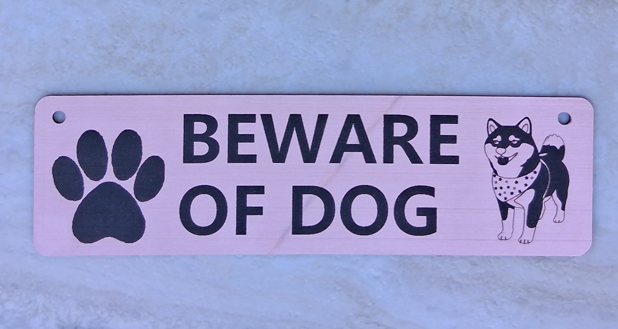 Beware of Dog Sign
