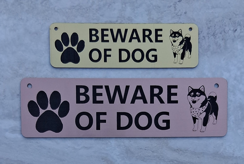 Beware of Dog Sign