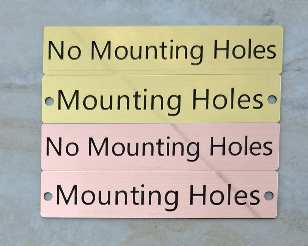 Custom Engraved Placards and Nameplates Personalized