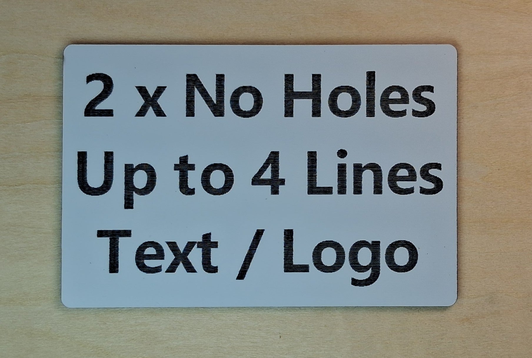 Custom Engraved Placards and Nameplates Personalized