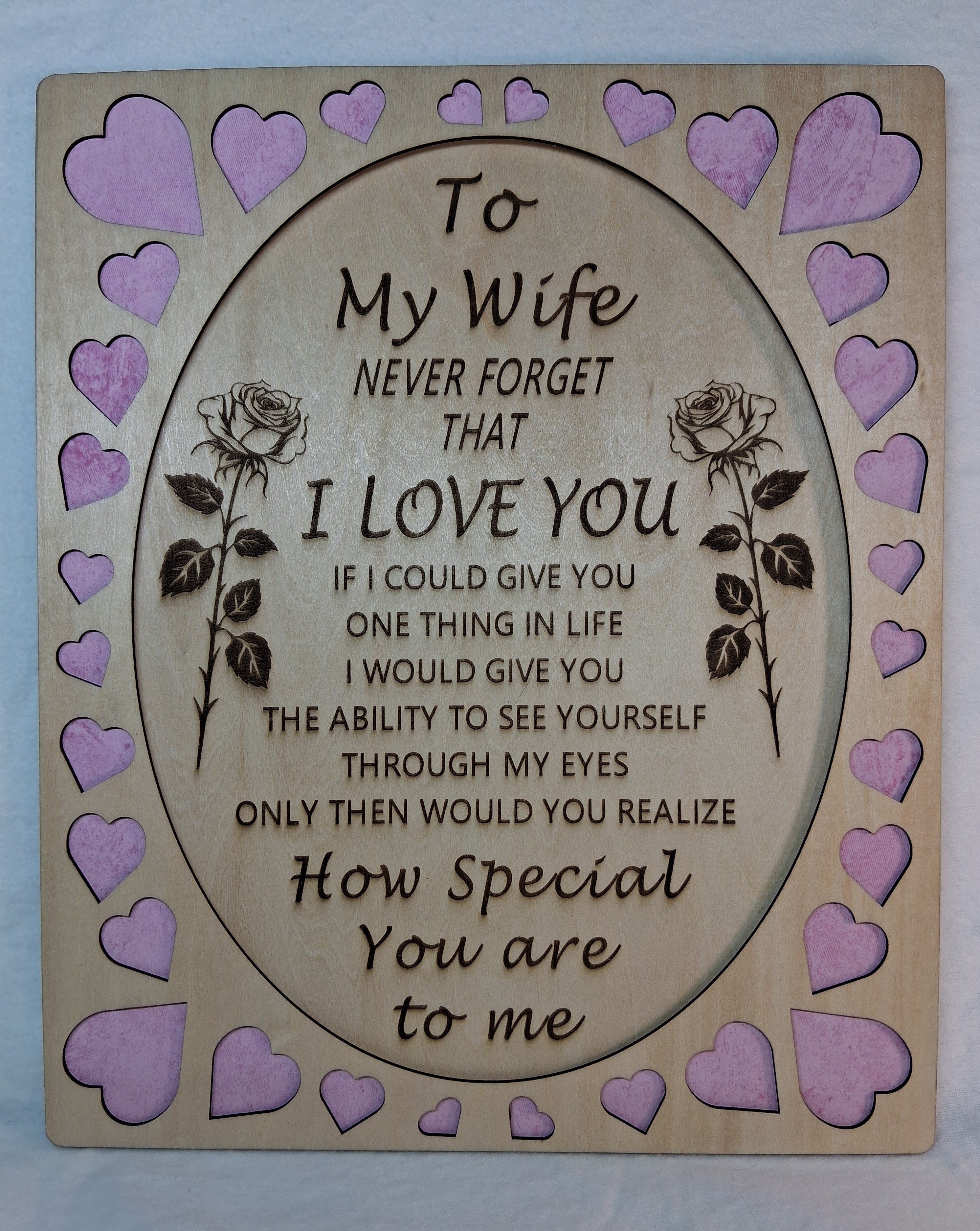 To My Wife I Love You