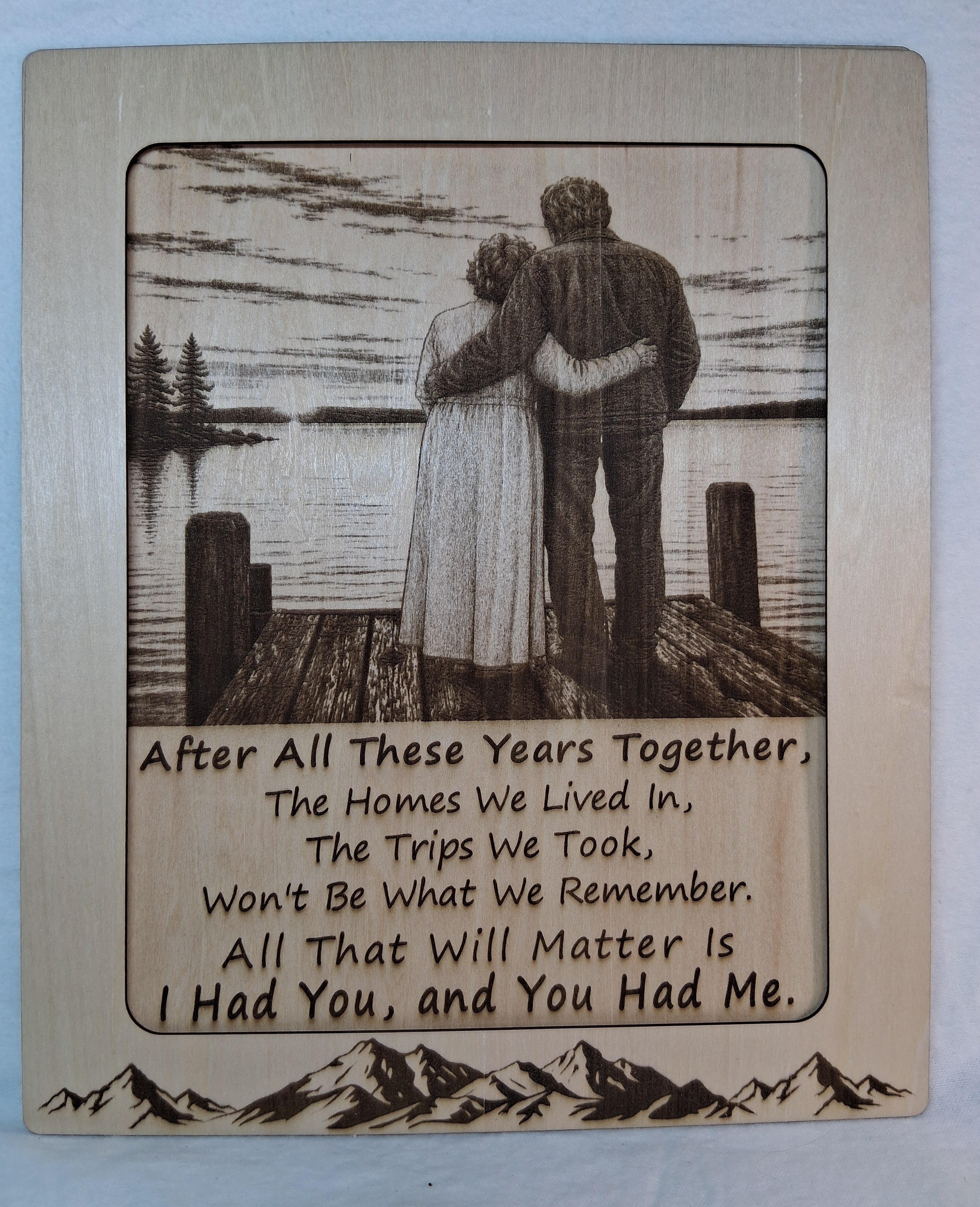 After All These Years Decorative Plaque