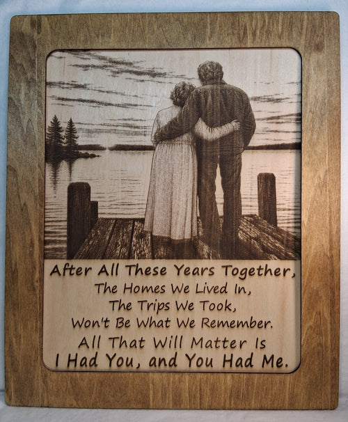 After All These Years Decorative Plaque