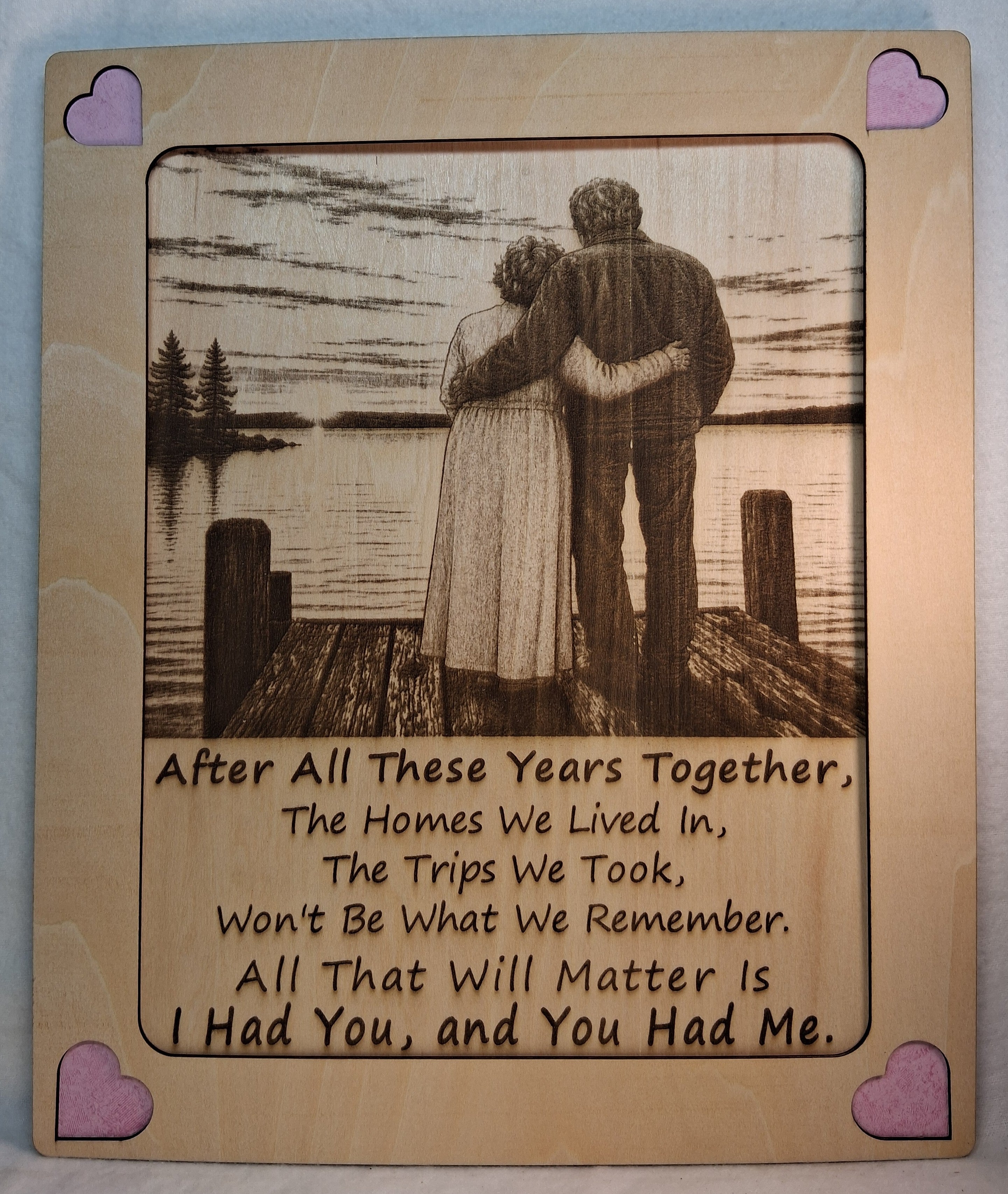After All These Years Decorative Plaque