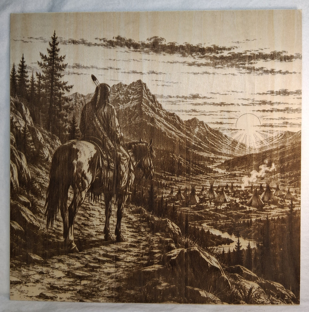 Guardian of the Valley — Laser Engraving