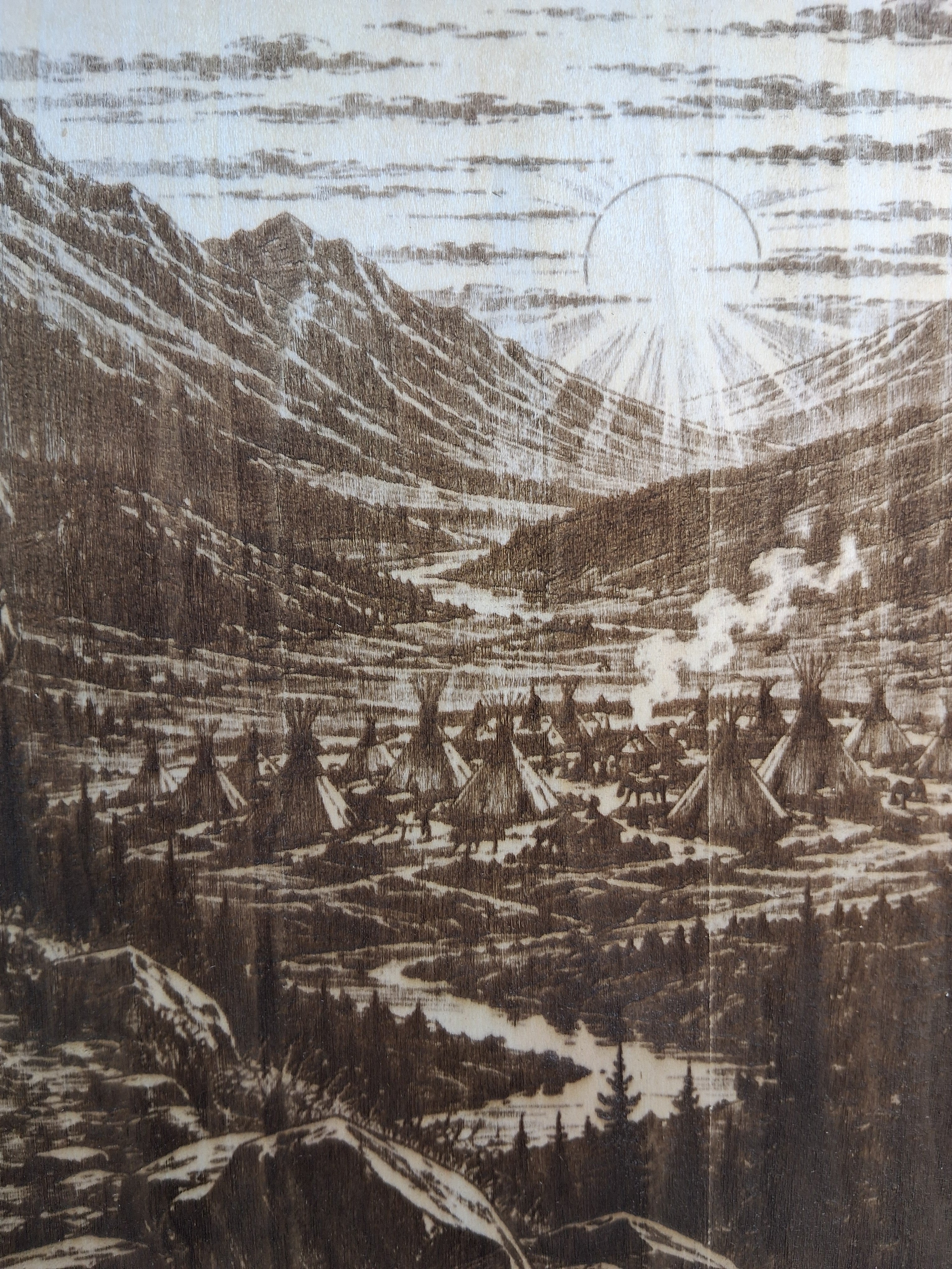 Guardian of the Valley — Laser Engraving