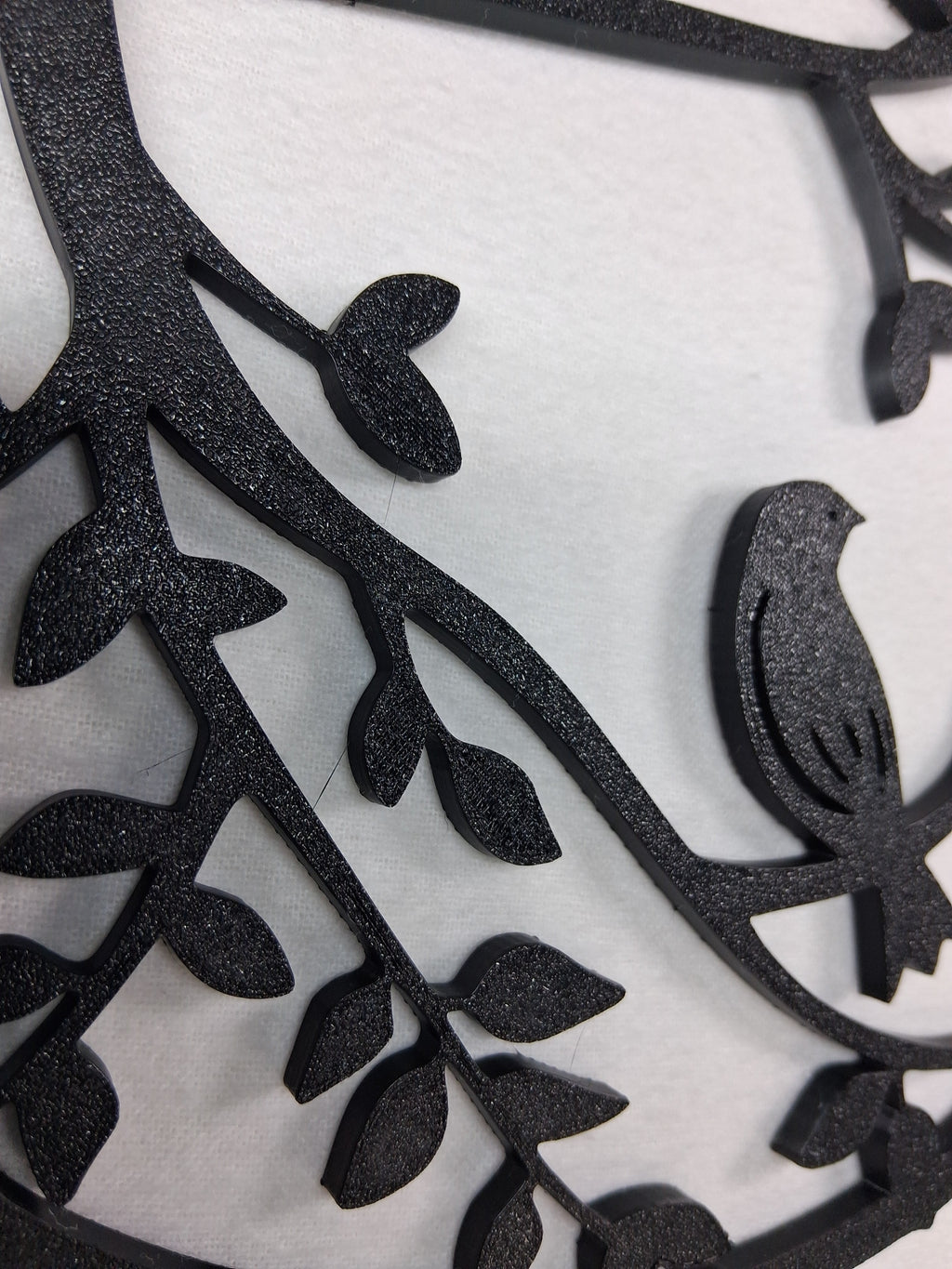Wall Art Birds in Tree 3D Printed