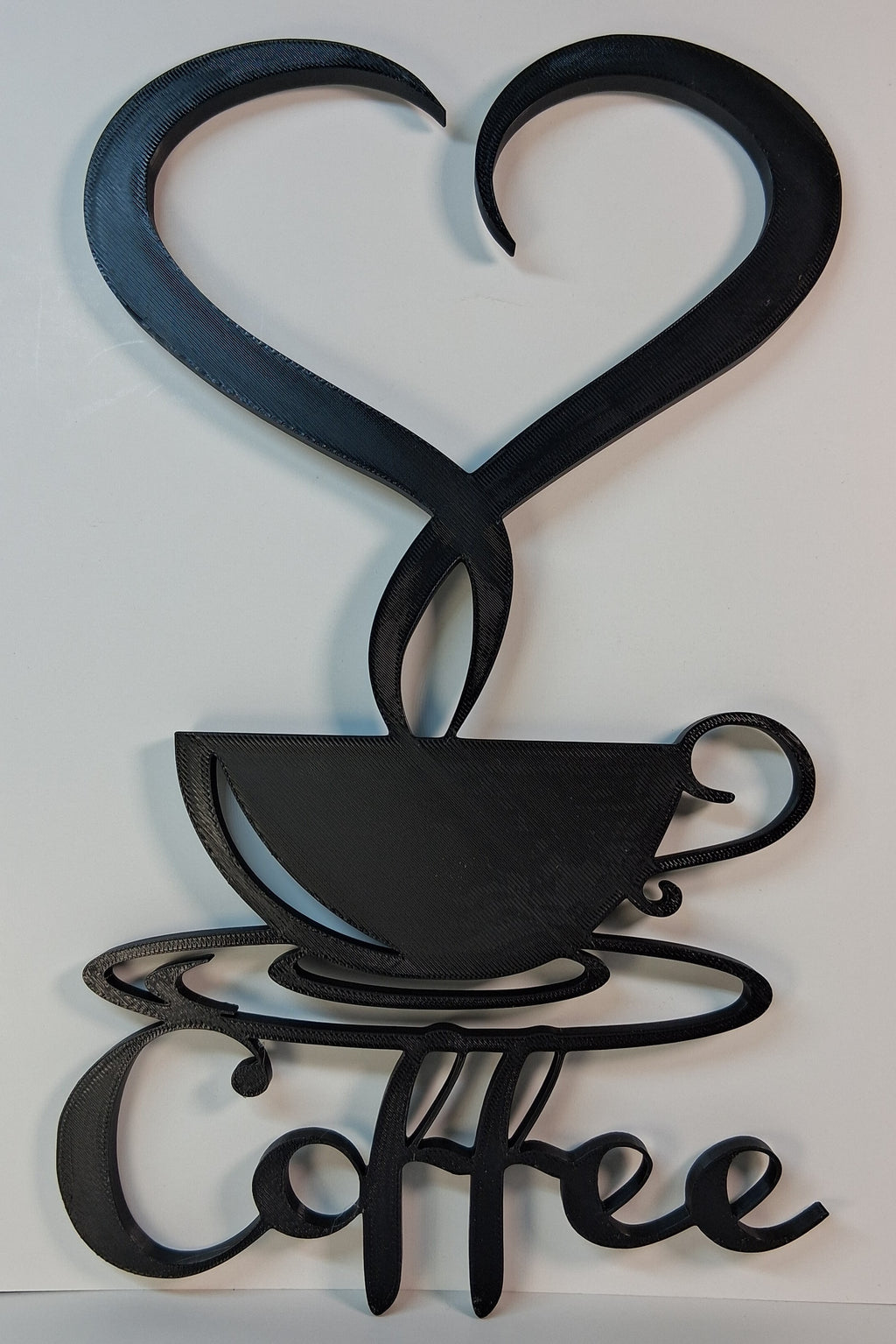 Wall Art Coffee Steaming 3D Printed