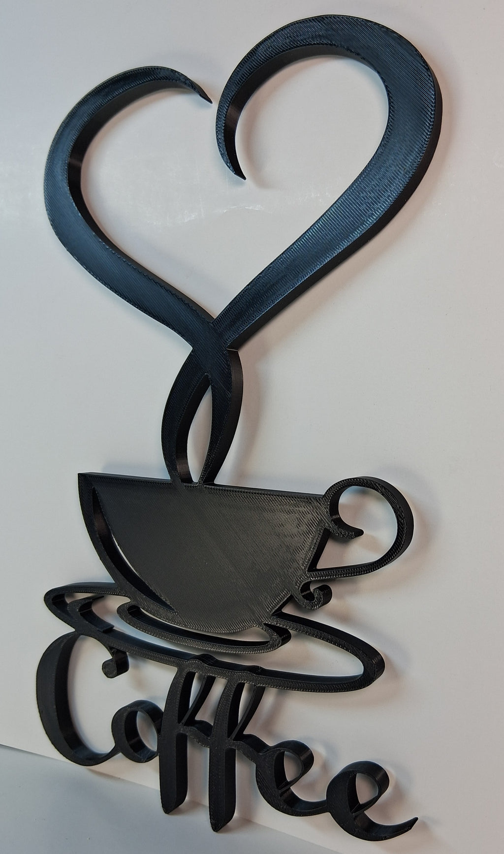 Wall Art Coffee Steaming 3D Printed