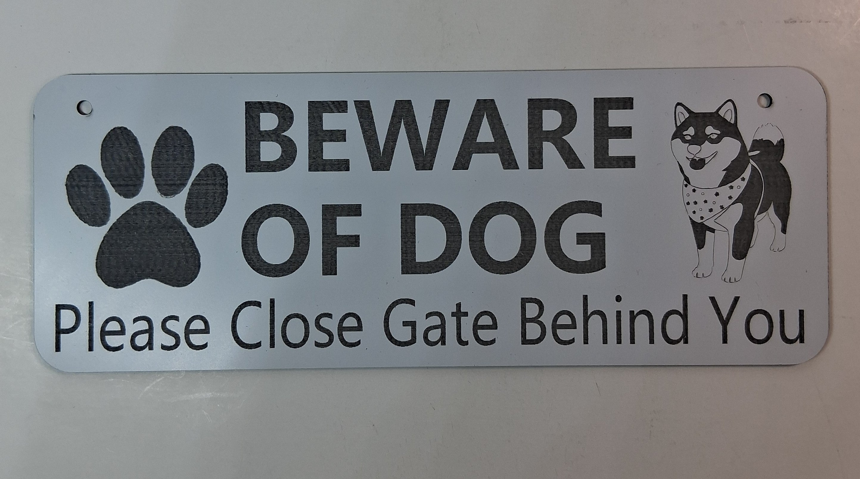 Beware of Dog Close Gate