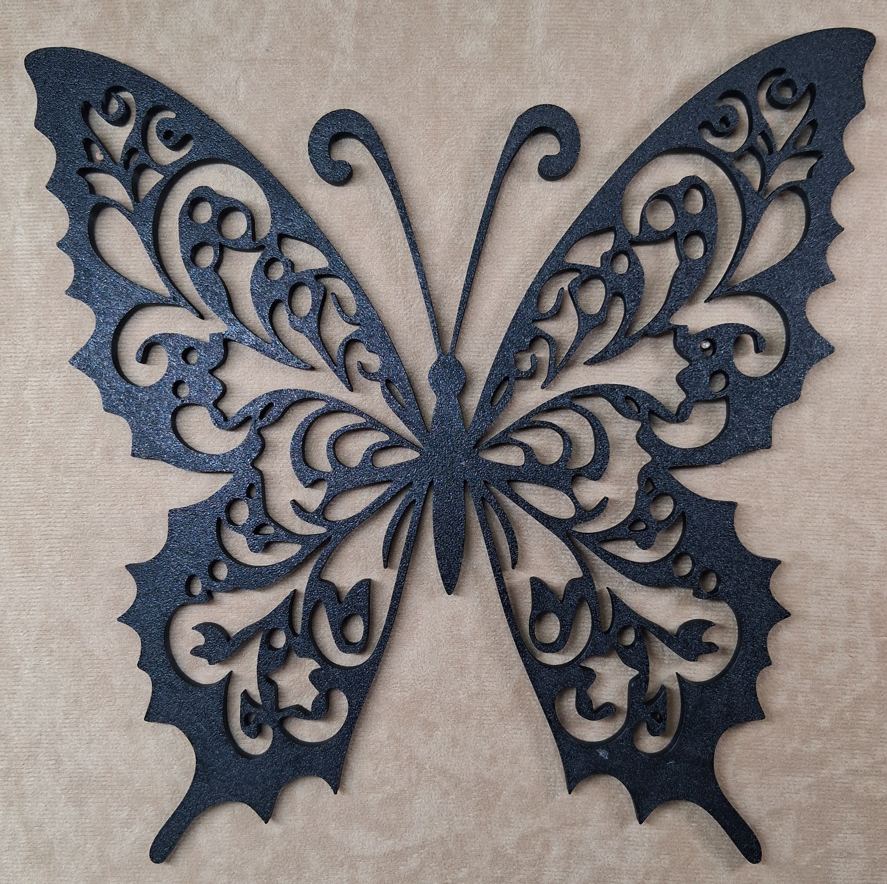 Wall Art Butterfly with Wings Extended — 3D Printed