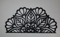 Wall Art Floral Half Circle Door Topper — 3D Printed