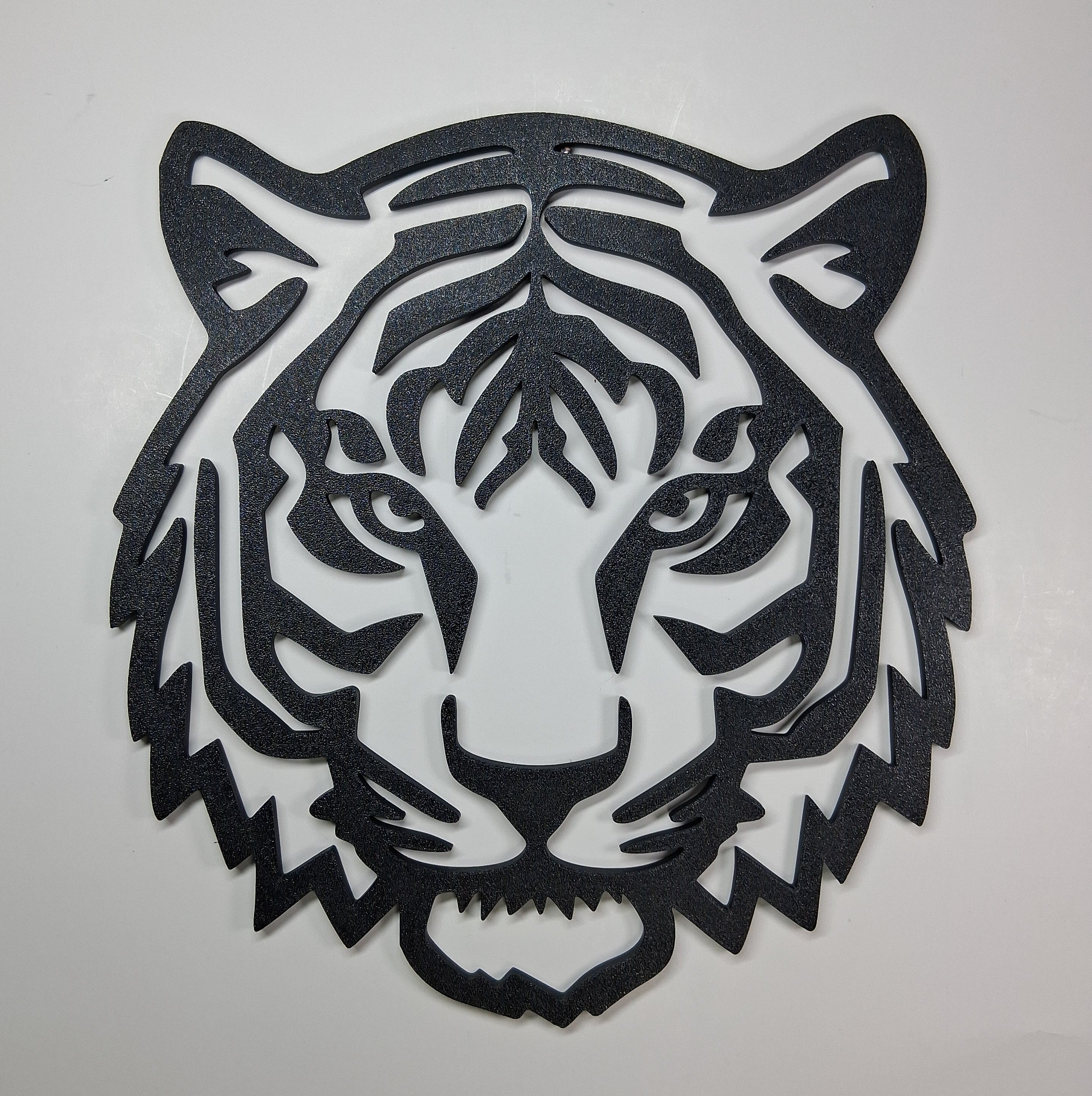 Wall Art Tiger Head — 3D Printed