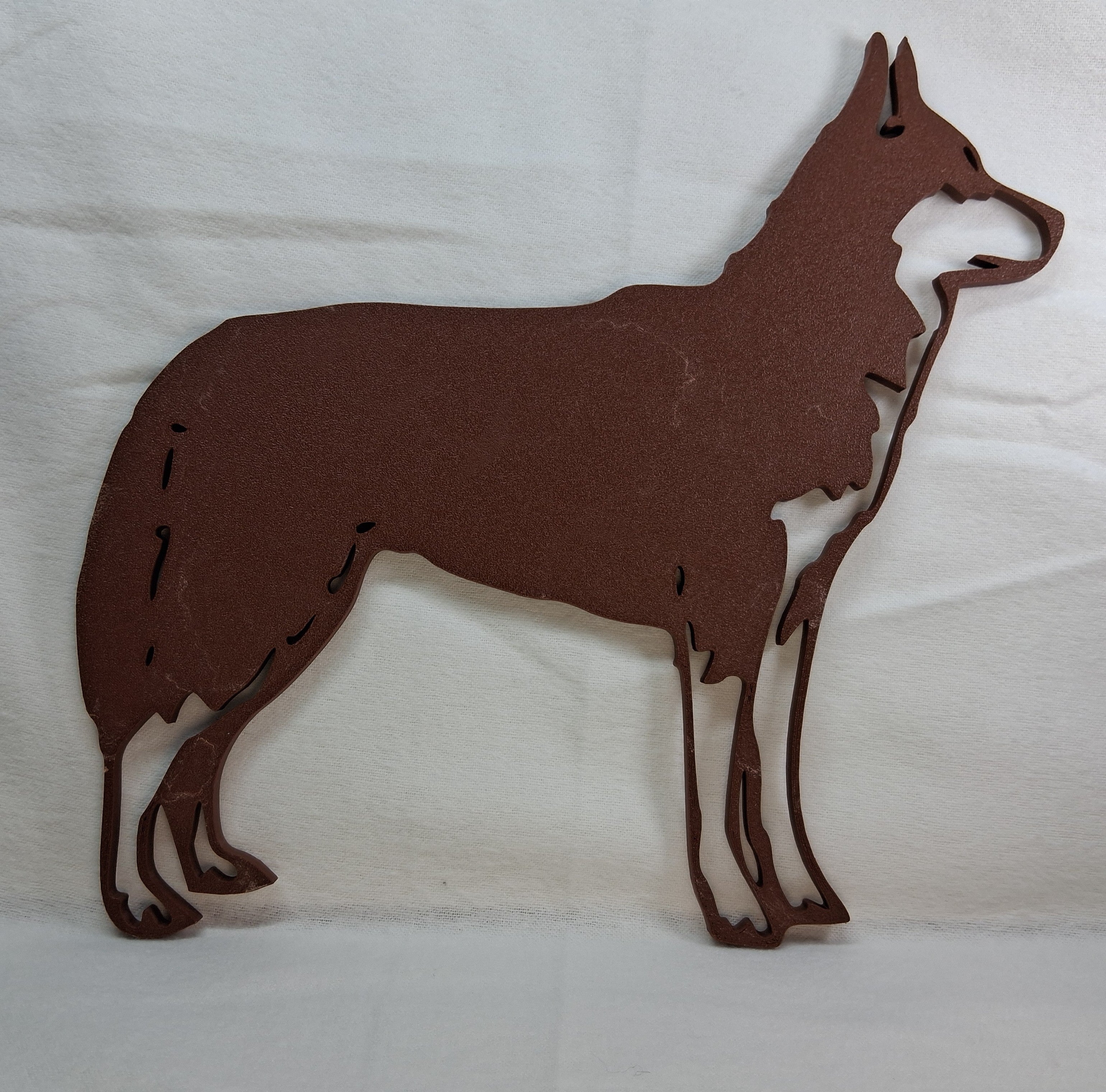 Wall Art Husky Dog Silhouette — 3D Printed