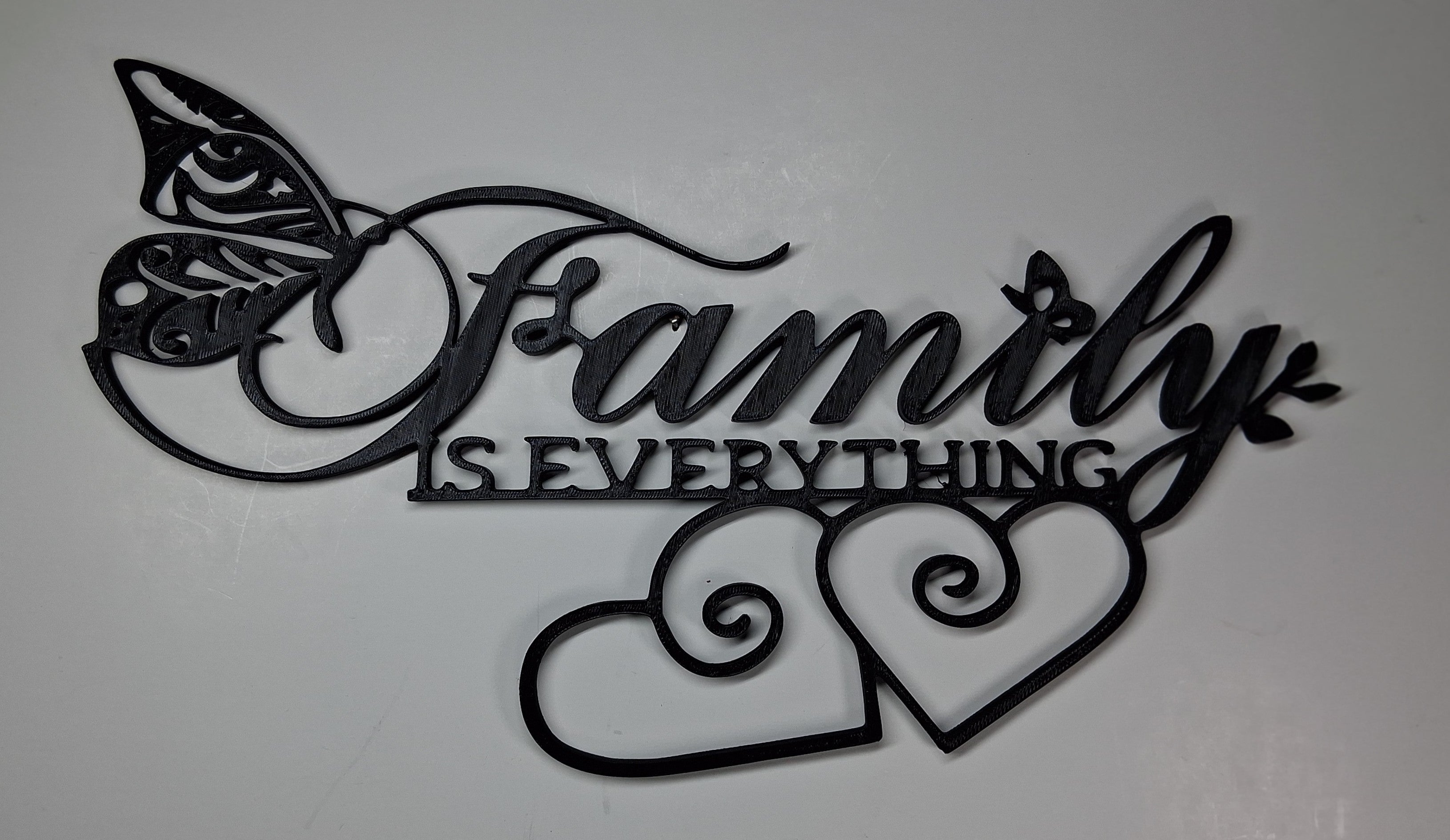 Wall Art Family is Everything — 3D Printed