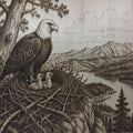 Eagle Watching Over the Nest