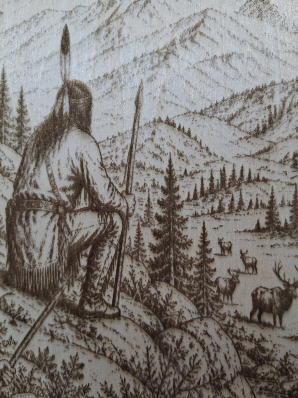 Hunting Elk in the Mountains