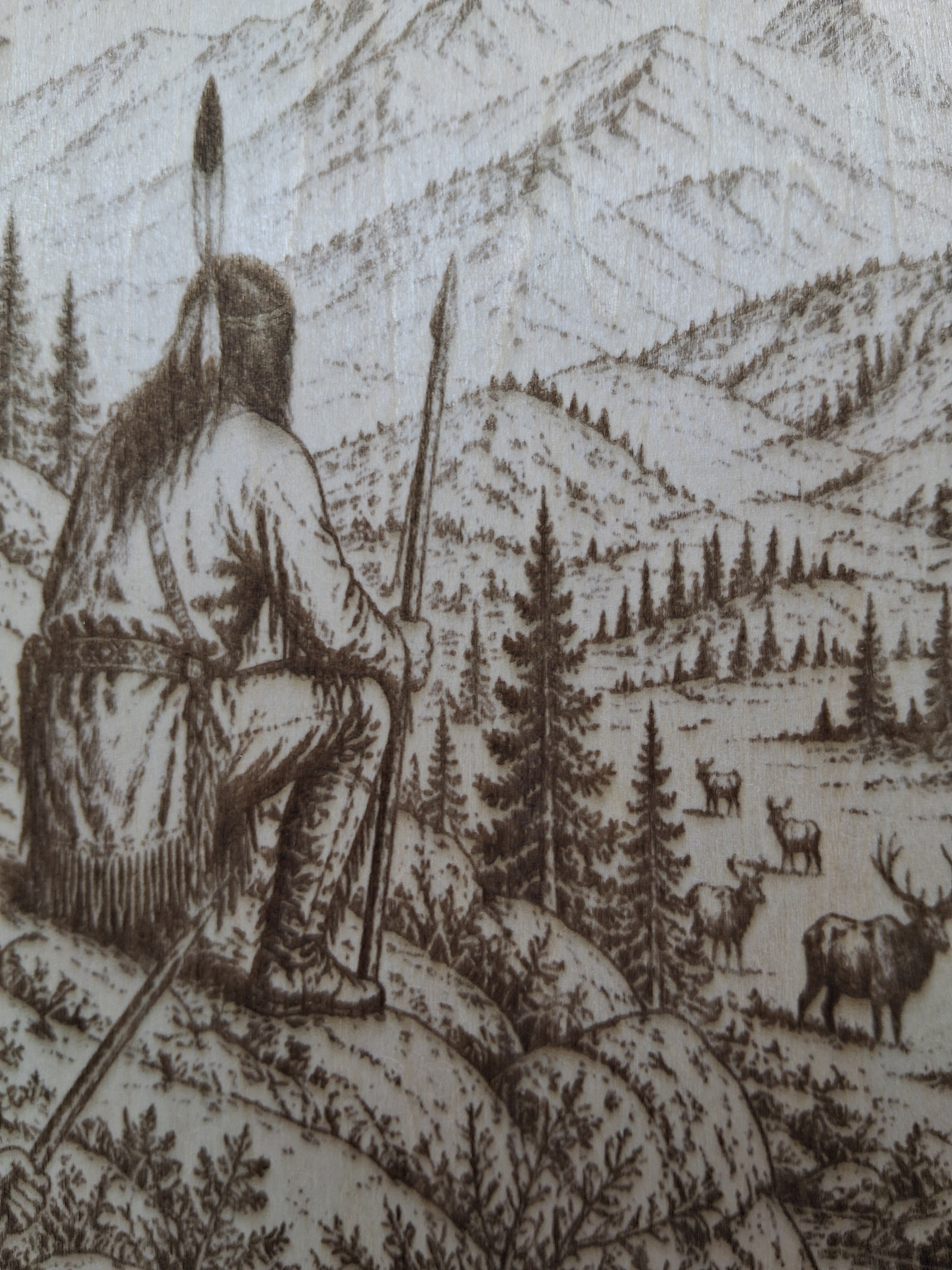 Hunting Elk in the Mountains