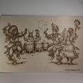 Native American Indian Pow-Wow Dance Laser Engraving
