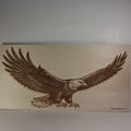 American Bald Eagle In Flight Laser Engraved