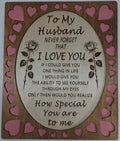 To My Husband I Love You