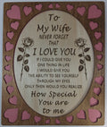 To My Wife I Love You