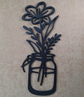 Wall Art Minimalist Flower in Vase 3D Printed